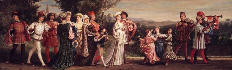 Elihu Vedder Wedding Procession